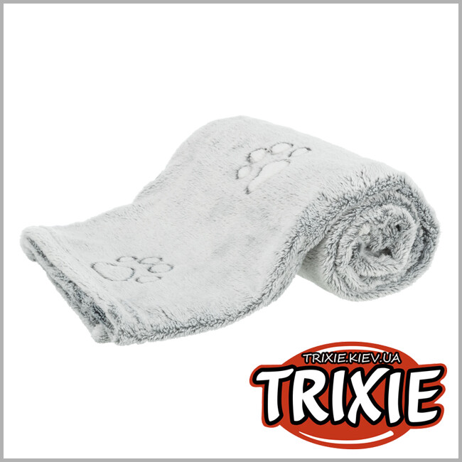 ТРИКСИ Украина - Одеяло "Nando" для животных Trixie 37847, мягкий флис, 75х50см, светло-серый