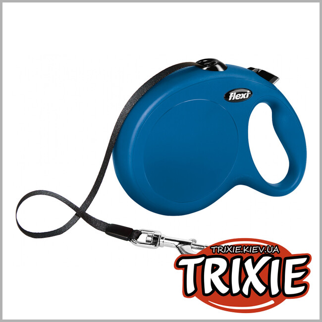 ТРИКСИ Украина - Flexi New CLASSIC L (L 8м. до 50кг. синий)