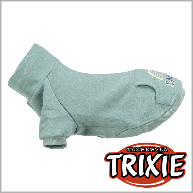 ТРИКСИ Украина - Свитшот для собак Trixie 680815 "Littleton" S: 33см, мятный