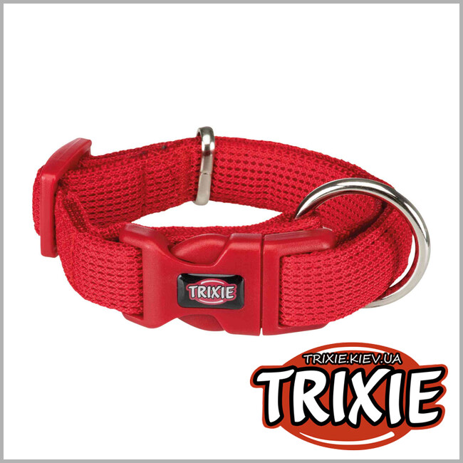 ТРІКСІ Україна - Нашийник Comfort Soft-TRIXIE (SM, 30-45см/25мм, червоний)