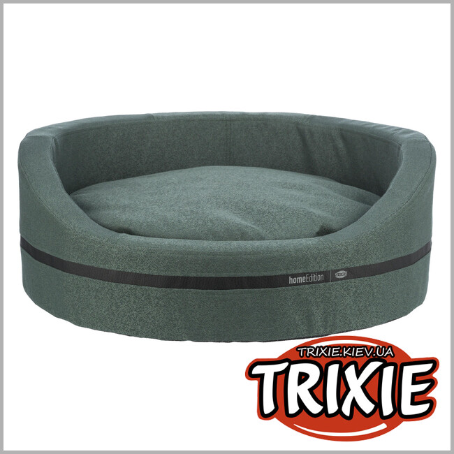ТРИКСИ Украина - Лежак для собак TRIXIE - Bed CityStyle (Размер: 65×55см, Цвет: темно-зеленый)