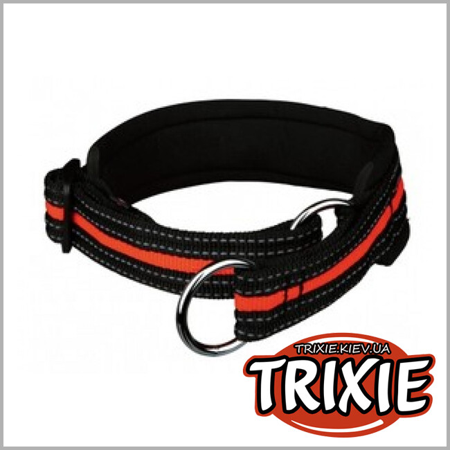 ТРИКСИ Украина - Ошейник-удавка Trixie Fusion (L 45-53 см / 30 мм, оранжевый)