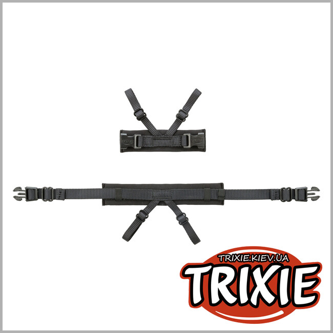 ТРІКСІ Україна - Адаптор для шлеї Trixie "Stay", L-XL: 59-92см/25мм, чорний