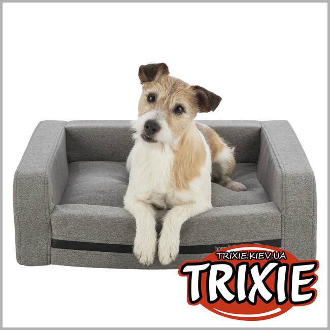 ТРИКСИ Украина - Лежак для собак TRIXIE - Sofa CityStyle (Размер: 90×70см, Цвет: серый )