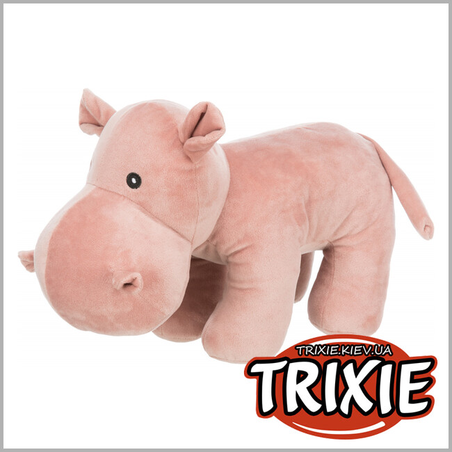 ТРИКСИ Украина - Бегемот игрушка со звуком  для собак Бегемот Trixie (со звуком / плюш 25 см )
