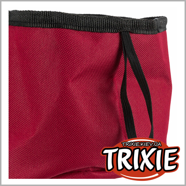 ТРИКСИ Украина - Дорожная поилка/чаша для собак TRIXIE (красный 1.8L)