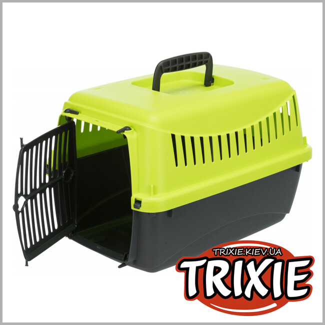 ТРИКСИ Украина - XSS Переноска TRIXIE Capri XSS ( 26*25*39 cm антрацит/зеленый  )