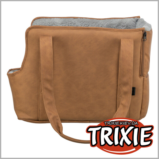 ТРИКСИ Украина - Сумка-переноска для собак Trixie 28848 "Evelyn", 40х30х20см, коричневый/серый