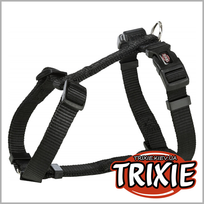 ТРІКСІ Україна - Шлея Premium - TRIXIE (нейлон, 42-60см/15мм, чорний)