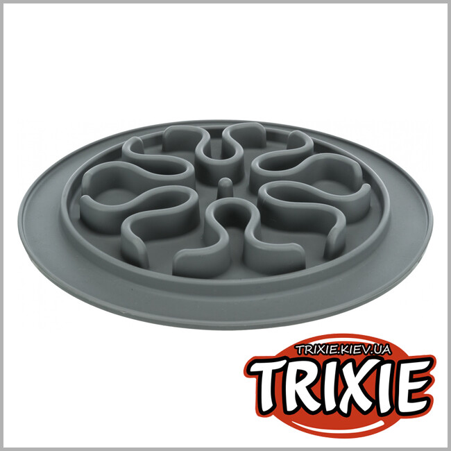 ТРИКСИ Украина - Миска для медленного кормления Trixie Slow Feed (силикон 24см)