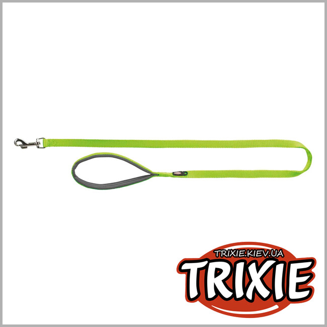 ТРІКСІ Україна - Поводок для собак Trixie 200217 "Premium", M-L: 1.00м/20мм, яблучний