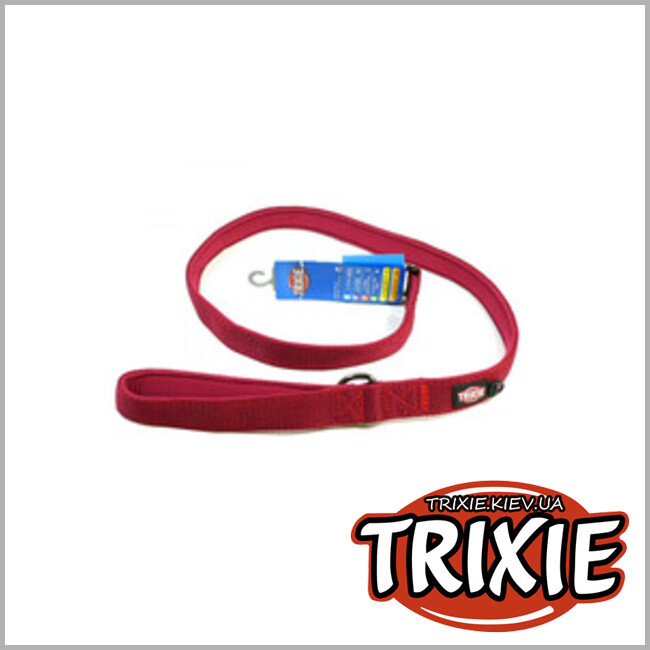 ТРИКСИ Украина - Поводок-перестёжка TRIXIE Experience (Размер: 2м/15мм, винно-красный, нейлон)