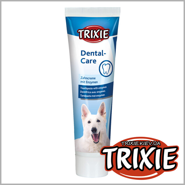 ТРІКСІ Україна - Зубна паста для собак Trixie 25626 з ензимами , 100гр