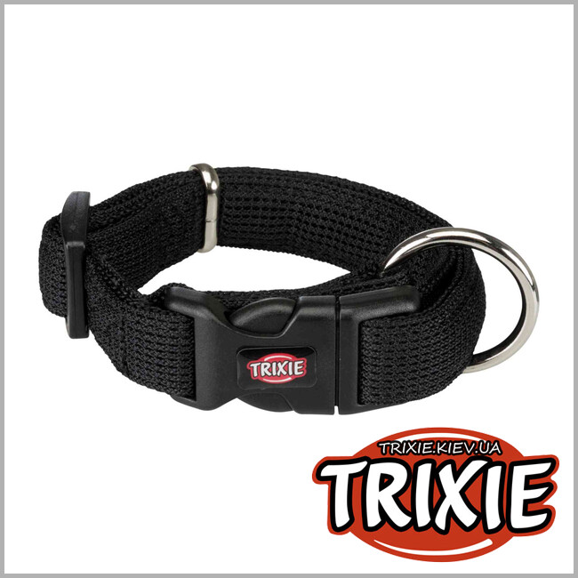ТРИКСИ Украина - Ошейник Comfort Soft-TRIXIE (17–25см/13мм, чёрный)