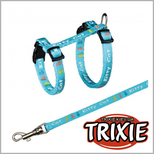 ТРИКСИ Украина - Шлея для котят TRIXIE (21/33см /8мм/ 1,2м)