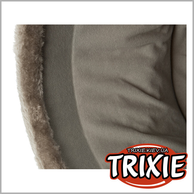 ТРИКСИ Украина - Туннель для кошки Trixie Playing Tunnel (плюш 22*60cm серый)