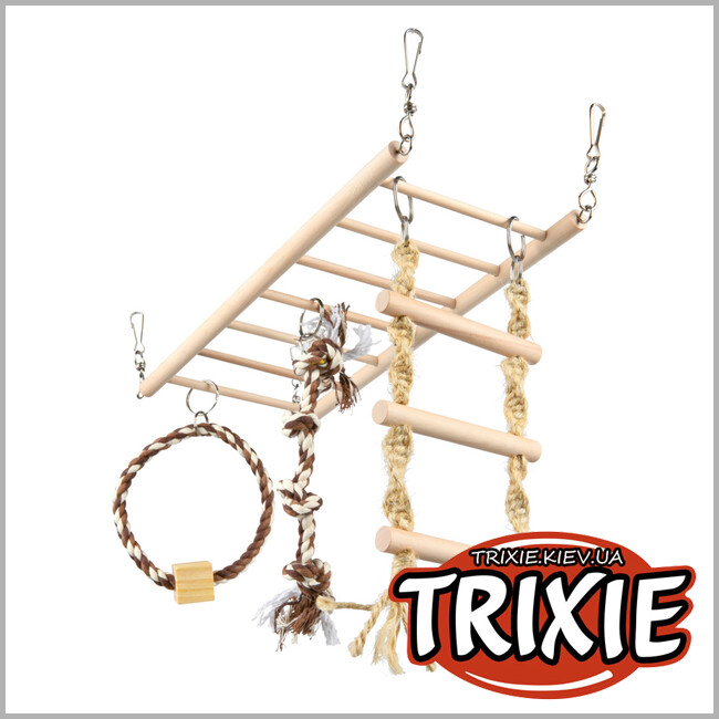 ТРИКСИ Украина - Подвесная лесенка для хорьков и крыс TRIXIE (35х15 см)