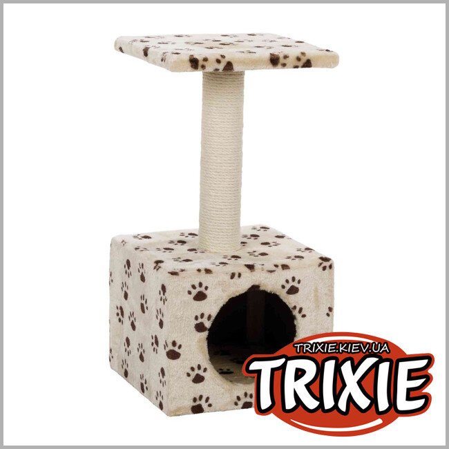 ТРІКСІ Україна - Junior Trixie 43354 драпак/будиночок "Zamora", 60 см, беж з лапами