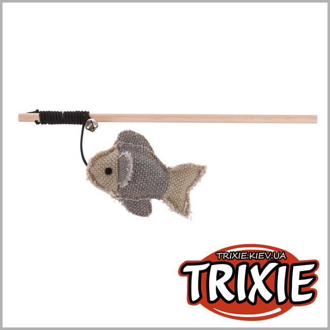 ТРІКСІ Україна - BE NORDIC - TRIXIE вудка з рибкою (40 см, різні кольори)