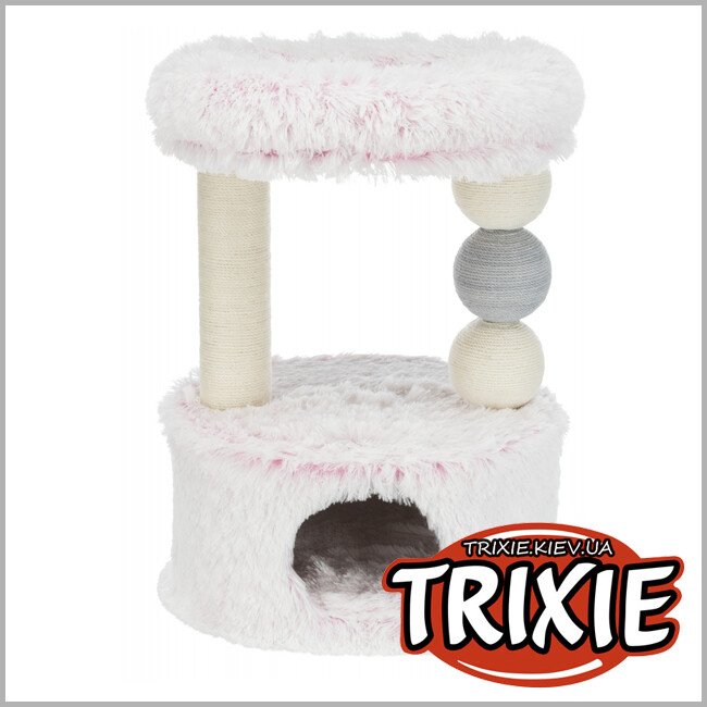 ТРИКСИ Украина - Дом драпак Trixie Harvey Scratching Post  (73см бело-розовый)