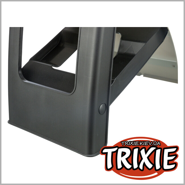 ТРИКСИ Украина - Лестница легкая Trixie 39469 (пластик), 38.5х60х79см, светло-серый