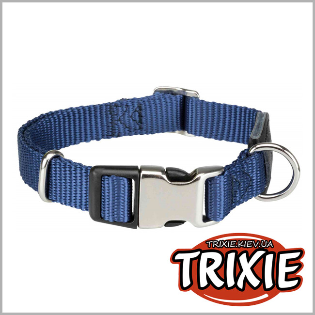 ТРИКСИ Украина - Ошейник Premium-TRIXIE (S–M: 28–40 см/15мм, индиго)
