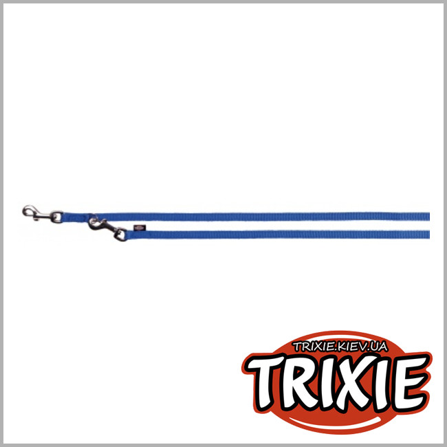 ТРИКСИ Украина - Поводок для собак TRIXIE - Premium (Размер:2м/15мм, Цвет:голубой, нейлон)