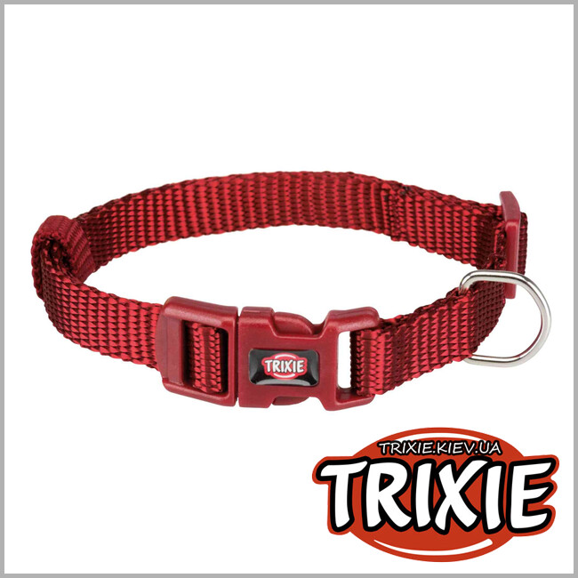 ТРИКСИ Украина - Ошейник Premium-TRIXIE (S–S: 22–35см/10мм,бордо)