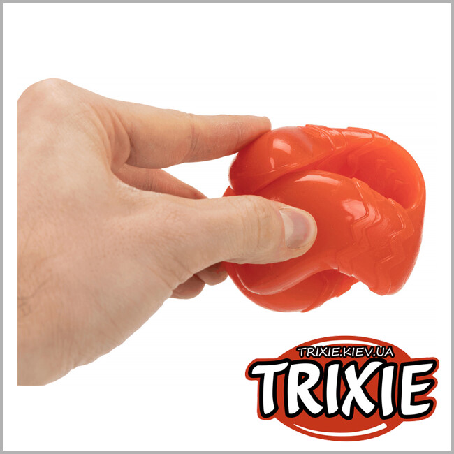 ТРИКСИ Украина - Игрушка Bungee-TRIXIE бумеранг (TPR, 17 см, цвета разные)