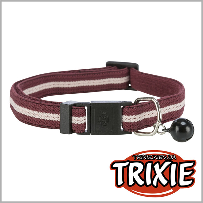 ТРИКСИ Украина - Ошейник Trixie 41551 для кошек, эластичный, с полоской