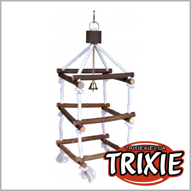 ТРІКСІ Україна - Сходи для папуги TRIXIE - Natural Living (Розмір: 51см)