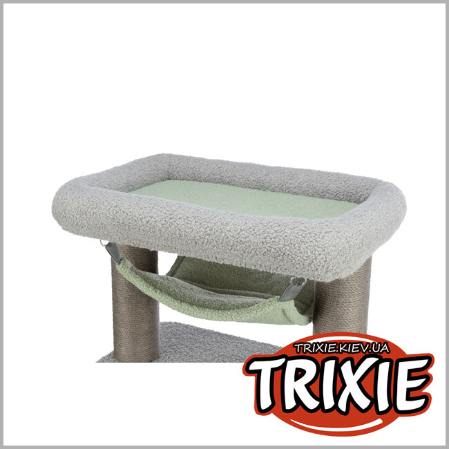ТРИКСИ Украина - Домик-когтеточка для кошек Junior Trixie 44442 "Lunito", 71 см, серо-мятная