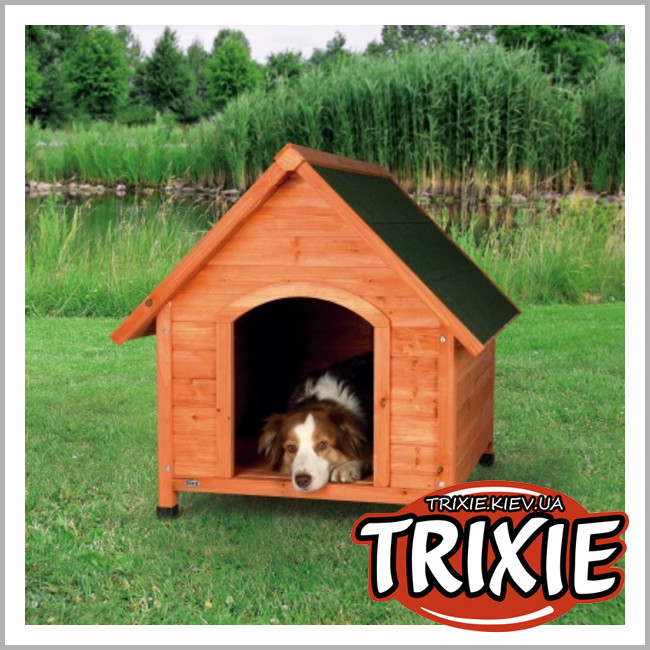 ТРИКСИ Украина - Будка для крупных собак TRIXIE - Natura (Размер: 83x87x101cм)
