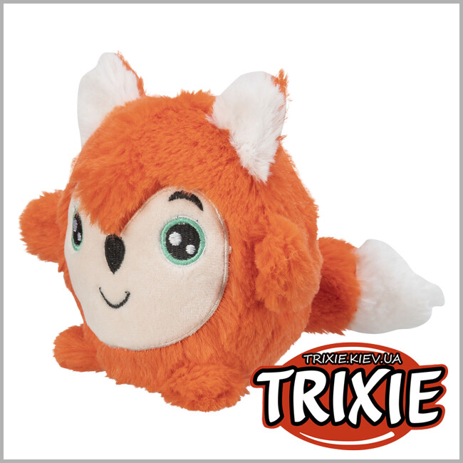 ТРИКСИ Украина - Игрушка Trixie 36021 для собак Лиса с эффектом памяти полиэстер оранжевая 11см
