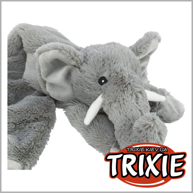 ТРИКСИ Украина - Игрушка Trixie 34825 слон (плюш переделан), 50см