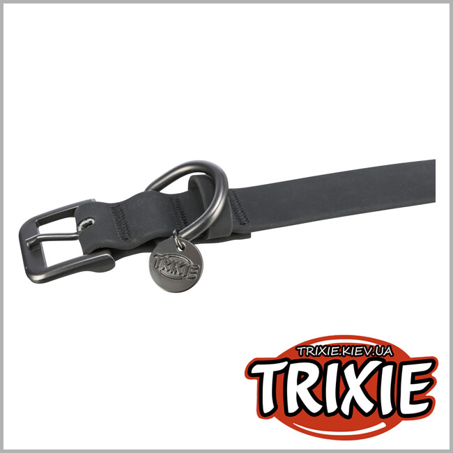 ТРИКСИ Украина - Ошейник для собак Trixie 1971901 CityStyle ПВХ XS–S 25–32 см 20 мм черный