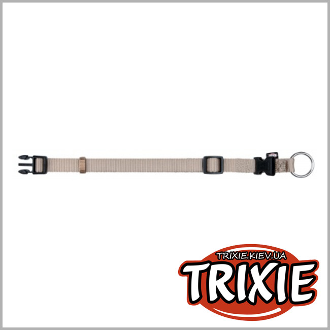 ТРИКСИ Украина - Ошейник для собак TRIXIE - Premium(Размер:40-65см/25мм, Цвет: беж)