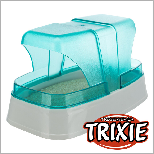 ТРІКСІ Україна - Ванна для гризунів хом'яків та мишей TRIXIE (17*10*10см)