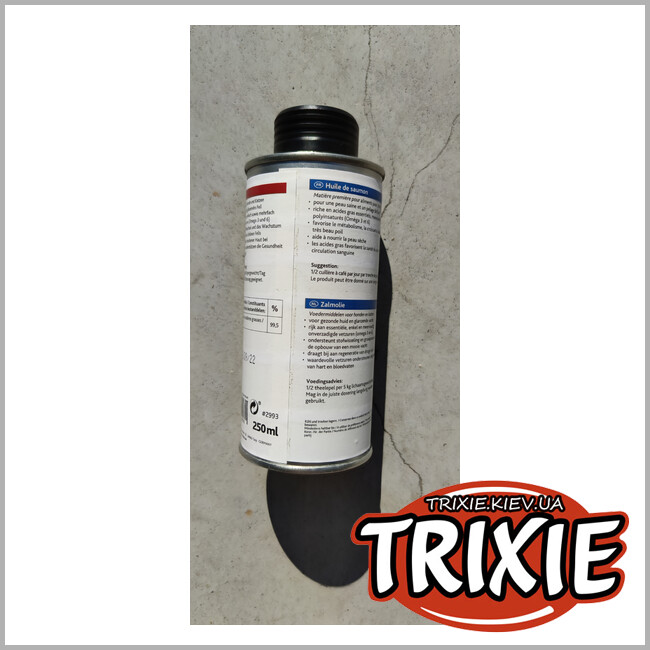 ТРИКСИ Украина - Масло лосося для кошек Trixie (Омега 3 и 6 /// 250 мл)