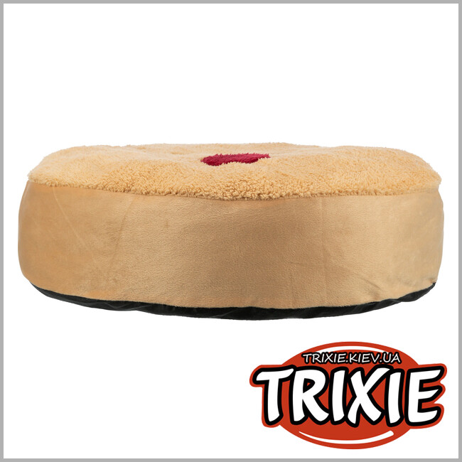 ТРИКСИ Украина - Лежак "Рождественский олень" Trixie 92374 круглый светло-коричневый 60 см