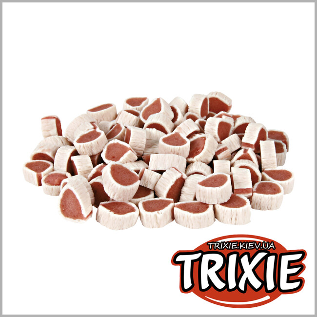 ТРИКСИ Украина - Лакомство для кошек Trixie 42702 PREMIO Fish Chicken Rolls с курицей и минтай 50г