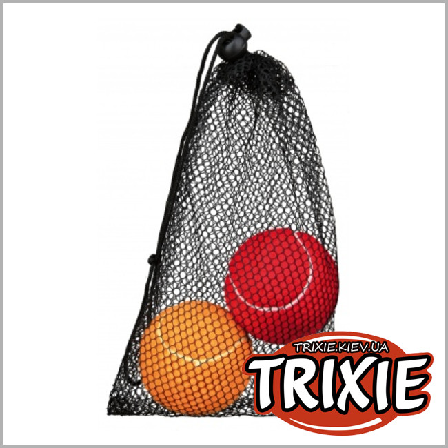 ТРІКСІ Україна - НадМіцні тенісні м'ячі Trixie (6см * 2 шт)