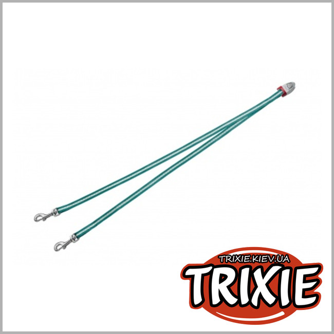 ТРИКСИ Украина - Свора из 2х поводков для собак TRIXIE - FLEXI  (Размер: 52см/10мм, Цвет: бирюза)