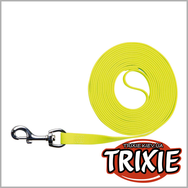 ТРИКСИ Украина - Поводок для тренировок Easy Life-TRIXIE (Размер: 5м/17мм, желтый неон)