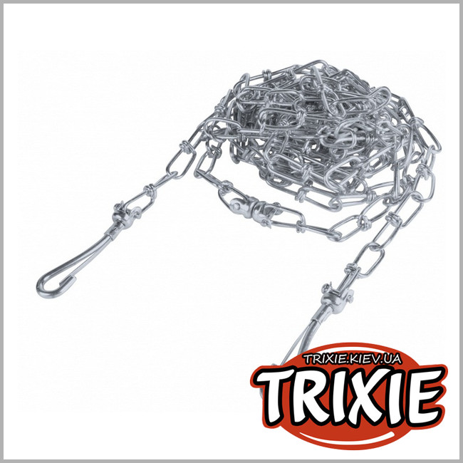 ТРИКСИ Украина - Цепь с карабином TRIXIE (3mm / 500 cm)