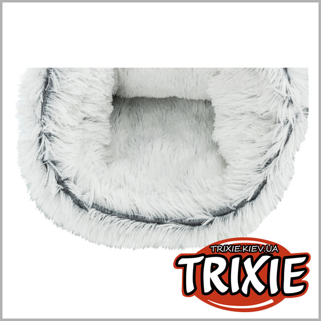 ТРИКСИ Украина - Лежак-пещера для животных Trixie 38028 "Harvey", 40х60см, серый/бело-черный