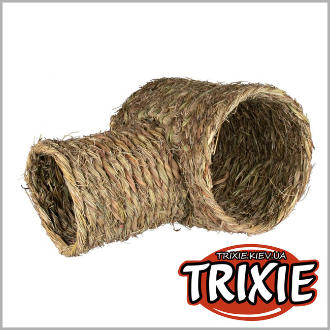 ТРИКСИ Украина - Травяной туннель TRIXIE Grass Tunnel with Branch (30*25*50 см)