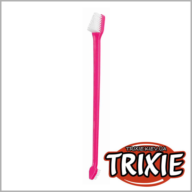 ТРИКСИ Украина - Двусторонняя зубная щетка для собак TRIXIE 2558 (23 см*4шт)