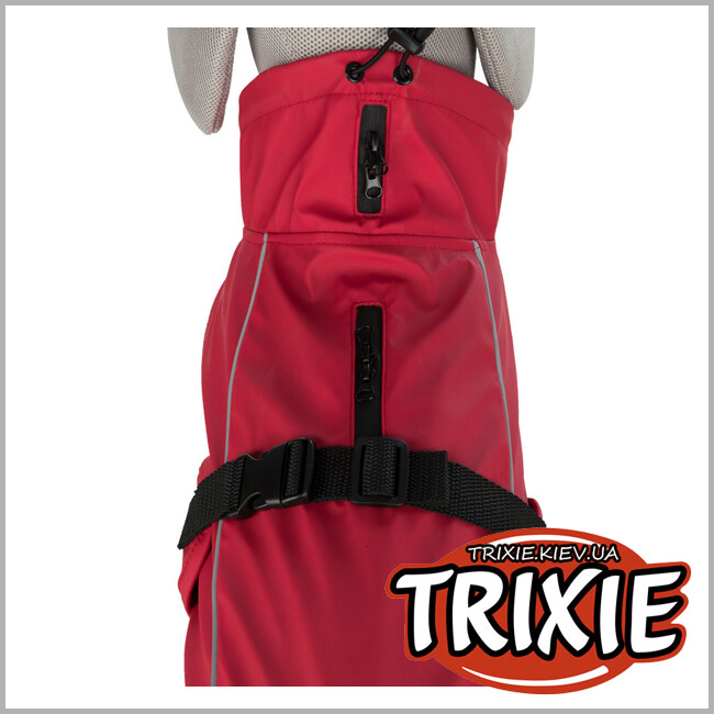 ТРИКСИ Украина - Попона-плащ для собак Trixie 680220 "Vimy", XS: 25 см, красный