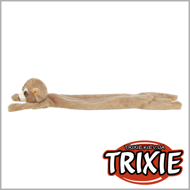 ТРИКСИ Украина - Игрушка Trixie 34824 для собак Сурикат с шелестом фольги полиэстер бежевый 48см